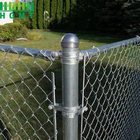 Manual Panels PVC Green Chain Link Fencing 50x50mm