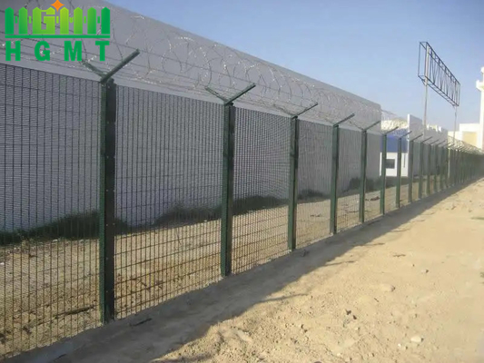Ral Color 1.8m High Security Steel Fence 358 Anti Climb Anti Cut