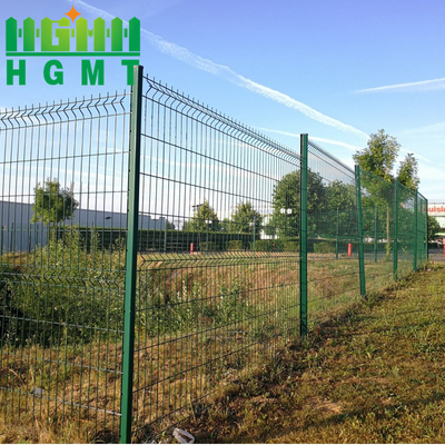 Factory Supply Yard Metal House Gate Designs Hot Dipped Galvanized 3D Curvy Wire Mesh Fence