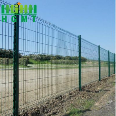 Factory Supply Yard Metal House Gate Designs Hot Dipped Galvanized 3D Curvy Wire Mesh Fence