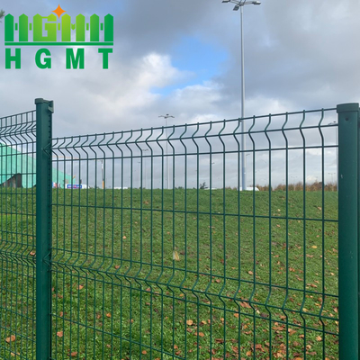 Factory Supply Yard Metal House Gate Designs Hot Dipped Galvanized 3D Curvy Wire Mesh Fence