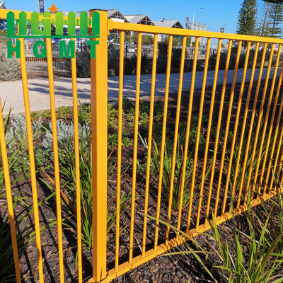 Wholesale Customized Durable Powder Coated Tubular Fencing Outdoor Garden Black