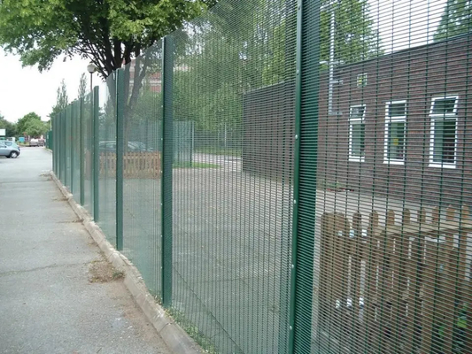Facile à assembler la clôture de la prison de haute sécurité en poudre recouverte de vue dégagée