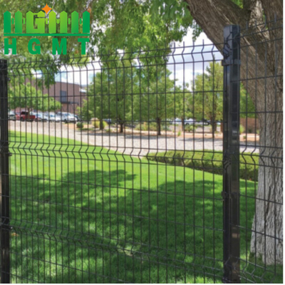 50X200mm Powder Coated Curved Welded Wire Mesh 3D Bending Fence Panel For Farm