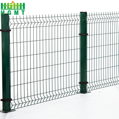 Easily Assembled Green PVC Coated Welded Wire 3D Fence