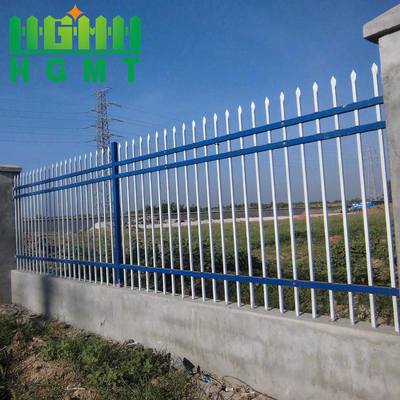 Wholesale Customized Durable Powder Coated Tubular Fencing Outdoor Garden Black