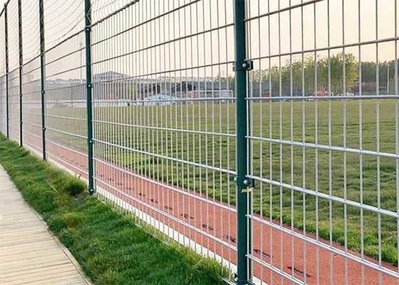 Iron 565/868 Double Wire Welded Fence PVC Coated Red Green
