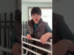 Champ 4 Rails Panneaux de cour de bétail galvanisés à chaud