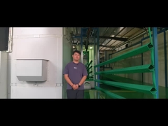 un poteau carré en poudre