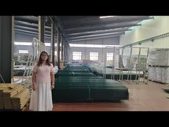 Clôture de sécurité anti-intrusion thermolaquée verte