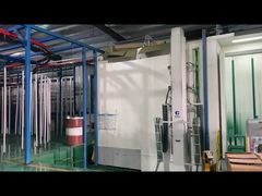 clôture de sécurité avec poteau carré thermolaqué