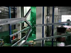 Clôture de sécurité anti-intrusion pour poteaux en Y avec revêtement en poudre